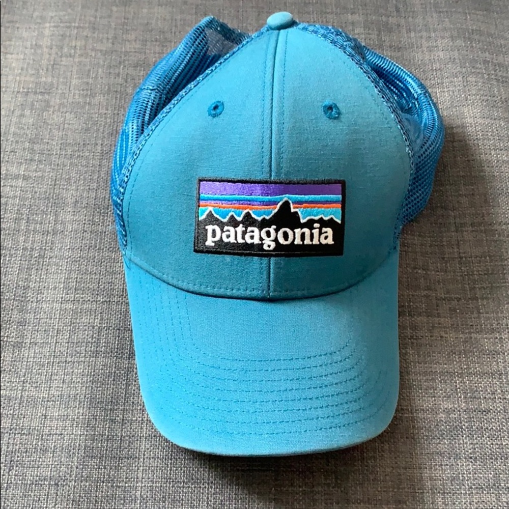 Dark Teal Patagonia Mesh Hat
